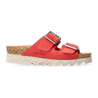 Mephisto Flat Sandalen - Dames - Sandalen - Rood - 35 EU - Schoenen