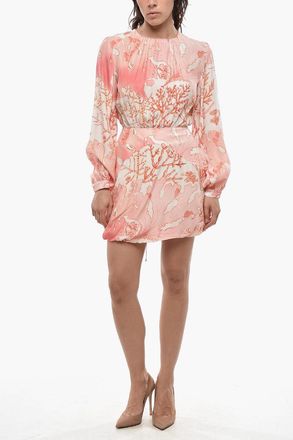 Stella McCartney Silk Flared Dress AMANDA With Pattern Stella McCartney