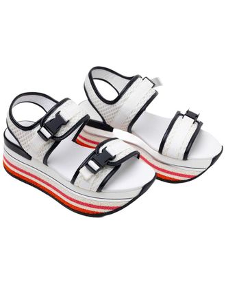 Hogan H222 Platform & Mesh Sandal