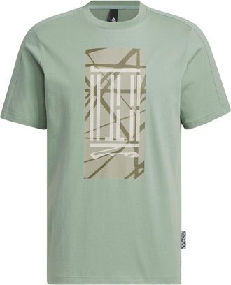adidas Wuji Sportswear T-shirts Olive Green IA8148