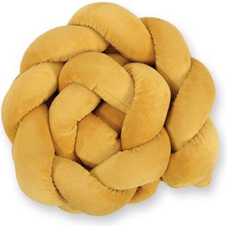 OEM Protector De Cuna Trenzado Minky Para Cuna De 180 Cm - Mostaza