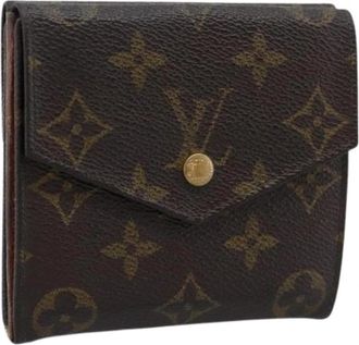Louis Vuitton Pre-owned Trifold Portemonnee - Dames - Vintage Accessoires - Bruin - ONE Size - Vintage