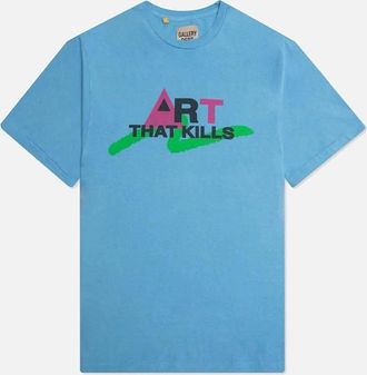 Gallery Dept. Mens Gallery Dept 80s T-Shirt in Blue - Size: 44