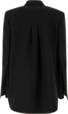 Sportmax Tailored Wool Blend Blazer - Black