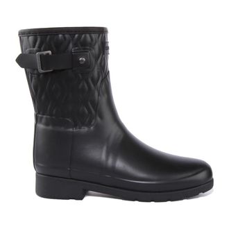 Hunter Vertical Quilted Short Rain Boots