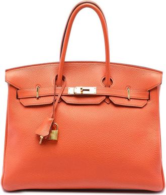 Herm&egrave;s Pre-owned Hermes Clemence Birkin Retourne 35 1LOFK20SJUJES6GI