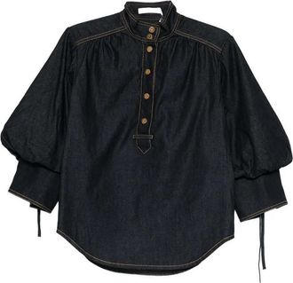 Zimmermann Billow Denim Shirt