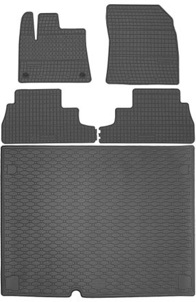 OEM Juego De Alfombrillas De Goma Para Coche Y Alfombrilla Para Maletero Para Citro&euml;n Berlingo Iii Van A Partir De 2018