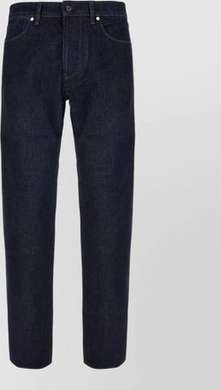 Stone Island denim trousers belt loops five pocket design