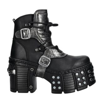 New Rock Dames, Schoenen, Zwart, Maat: 41 EU Leer