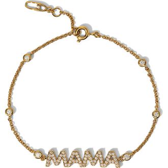 Nadri Marbella Mama Bracelet in Gold at Nordstrom
