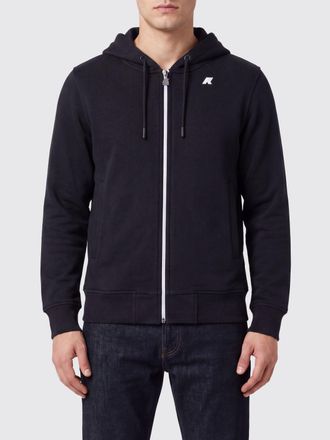 K-Way Felpa con cappuccio Anthony in cotone con chiusura a zip