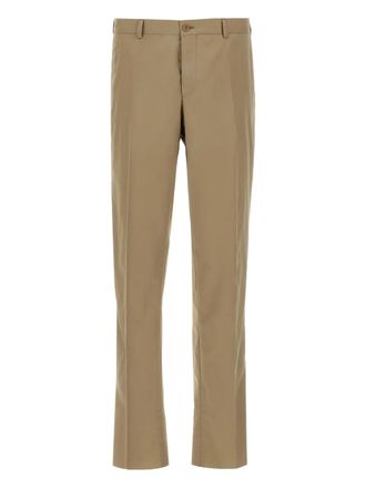Pal Zileri single-breasted two-piece suit - men - Cotton/Lyocell - 50 - Neutrals