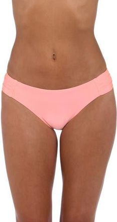 Sunshine 79 Solids Shirred Side Bikini Bottoms in Blossom at Nordstrom Rack, Size 12