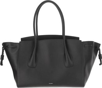 Jil Sander Structured Leather Shoulder Bag