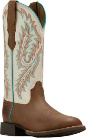 Ariat Womens Round Up Boots In Brown