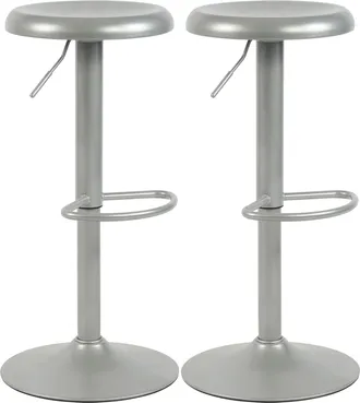 Clp Clp - Set 2 Sgabelli Bar Williston Argento