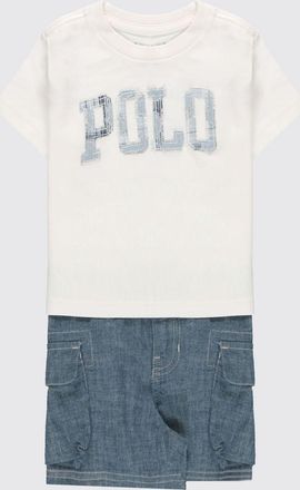 Polo Ralph Lauren Set due pezzi da bambino con t-shirt e shorts in cotone