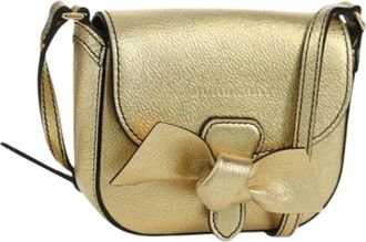 Burberry Pre-owned Vintage Schoudertas - Dames - Vintage Schoudertas - Geel - ONE Size - Leer - Vintage
