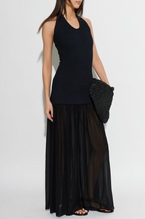 Hunza G Nancy Hybrid Dress, Womens, Black