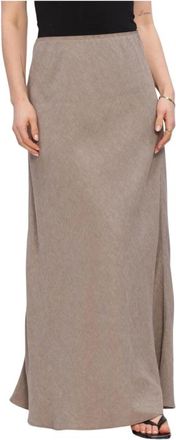 Moss Copenhagen Dames, Rokken, Beige, Maat: XS Linnen