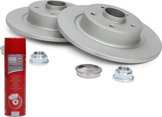 OEM Discos De Freno Con Rodamiento Trasero 2401110101bpr-pcs-ms 2 Uds