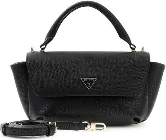 Guess Tassen, Dames, Zwart, ONE Size, Gilda Handtas met Klep en Handvat