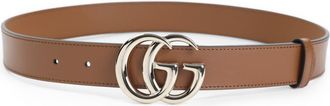 Gucci Brown Logo Buckle Belt