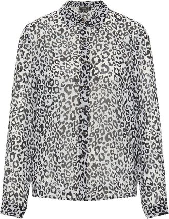 Faina Blouse Dames wit zwart