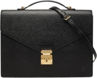 Louis Vuitton Pre-owned Vintage Schoudertas - Heren - Vintage Handtas - Zwart - ONE Size - Leer - Vintage