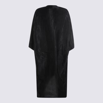 Rick Owens Womens Dresses Black _cupro