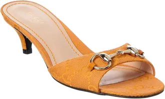 Gucci Gg Canvas Sandal