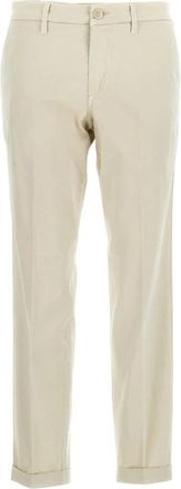 Fay Chino Broeken - Dames - Chinos - Beige - W30 - Katoen - Broeken