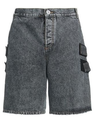 Balmain BOTTOMWEAR - Denim shorts on YOOX.COM