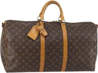 Louis Vuitton Pre-owned Weekend Bags, female, Brown, Size: ONE SIZE Pre-owned Canvas travel-bags