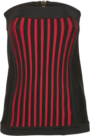 Balmain 2024 strapless top - Black