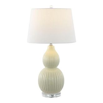 Jonathan Y Designs Thatcher 28.25 Contemporary Transitional Ceramic LED Table Lamp in Light Olive at Nordstrom