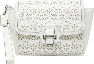 Coach Borsa Clutch Pre-owned - - Pre-owned - Donna - Bianco - ONE SIZE