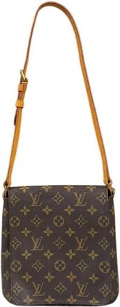 Louis Vuitton Pre-owned Cross Body Bags, female, Brown, Size: ONE SIZE Pre-owned Pochette Shoulder Bag Monogram Canvas