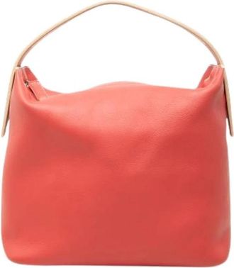 Loewe Pre-owned Shoulder Bag - Dames - Vintage Schoudertas - Oranje - ONE Size - Leer - Vintage