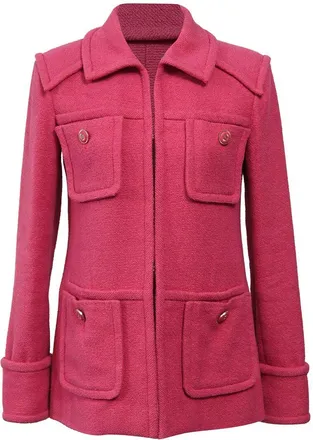 Chanel Four-Pocket Hook And Eye Jacket (Authentic Pre-Loved)
