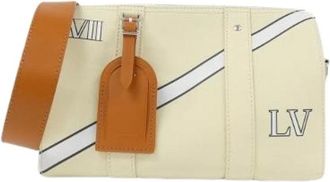 Louis Vuitton Pre-owned City Keepall Borsa a spalla in vitello - - Pre-owned - Uomo - Beige - ONE SIZE