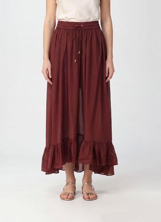Zimmermann Gonna midi Aster in seta a vita alta con balze