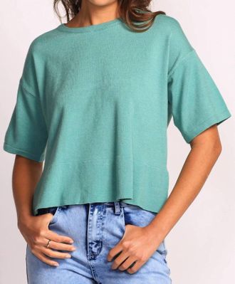 Pink Martini Cecelia Top In Green