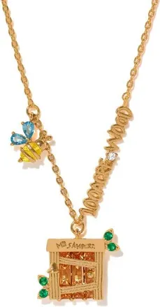 Girls Crew Disney Hundred Acre Wood Pendant Necklace in Gold at Nordstrom