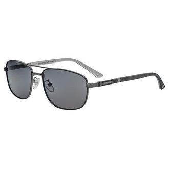 Breed Gotham Polarized Sunglasses in Silver/black at Nordstrom