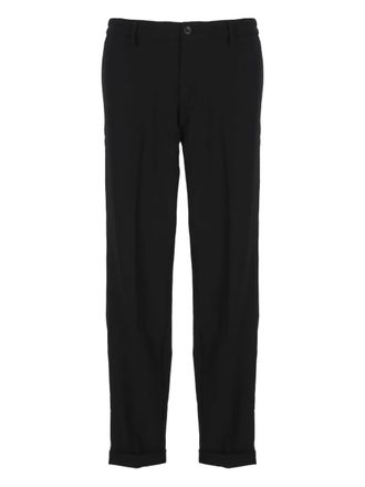 Re-hash cuffed straight-leg trousers - Black