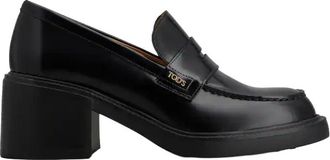 Tod's Gomma T60 73L Loafer - Dames - Pumps - Zwart - 40 EU - Leer - Schoenen