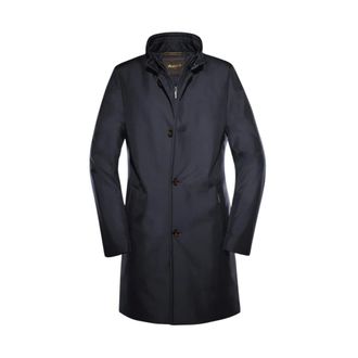 Moorer Heren, Mantels, Blauw, Maat: XL