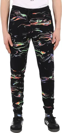 Marcelo Burlon Mens Multicolor Printed Sweatpants, Size X-Small